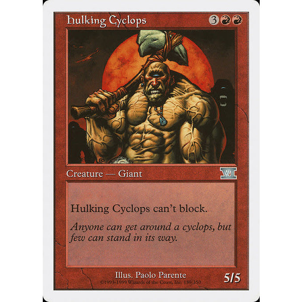 Magic: The Gathering Hulking Cyclops (189) Damaged