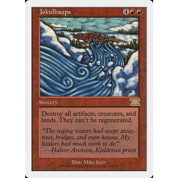 Magic: The Gathering Jokulhaups (192) Damaged