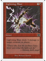 Magic: The Gathering Lightning Blast (193) Moderately Played