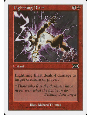 Magic: The Gathering Lightning Blast (193) Moderately Played