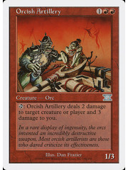 Magic: The Gathering Orcish Artillery (196) Moderately Played