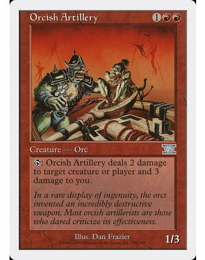 Magic: The Gathering Orcish Artillery (196) Moderately Played