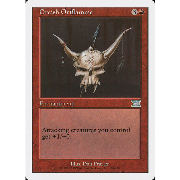 Magic: The Gathering Orcish Oriflamme (197) Moderately Played