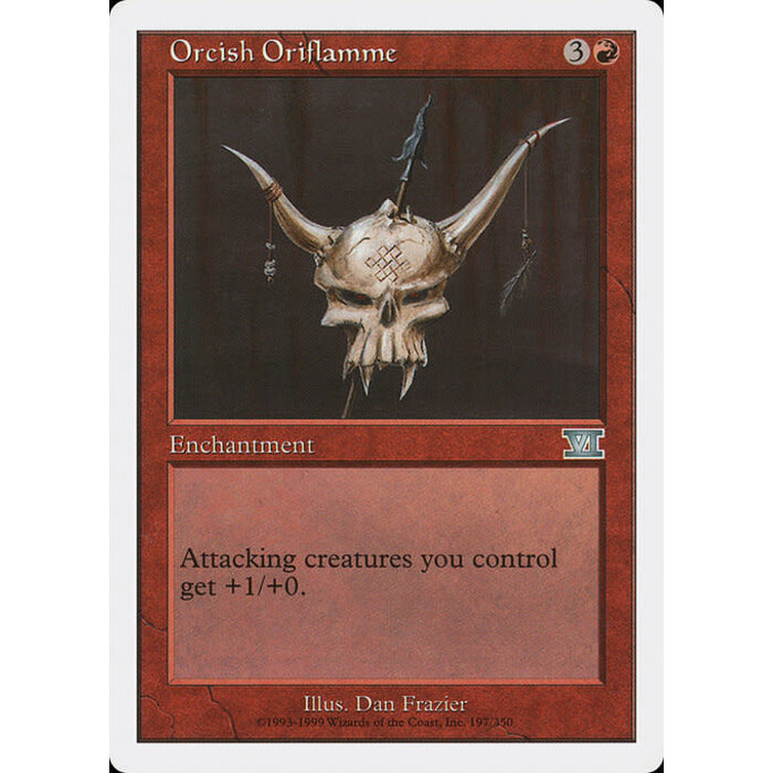 Magic: The Gathering Orcish Oriflamme (197) Moderately Played