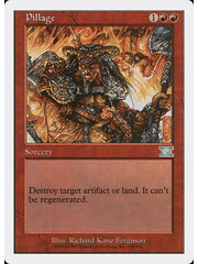 Magic: The Gathering Pillage (198) Moderately Played