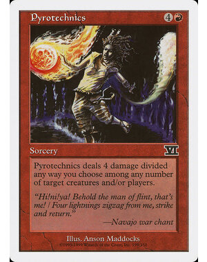 Magic: The Gathering Pyrotechnics (199) Damaged