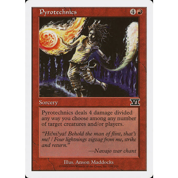 Magic: The Gathering Pyrotechnics (199) Damaged