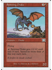 Magic: The Gathering Spitting Drake (207) Moderately Played