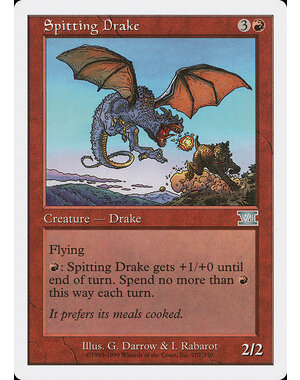 Magic: The Gathering Spitting Drake (207) Moderately Played