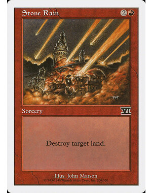 Magic: The Gathering Stone Rain (209) Heavily Played
