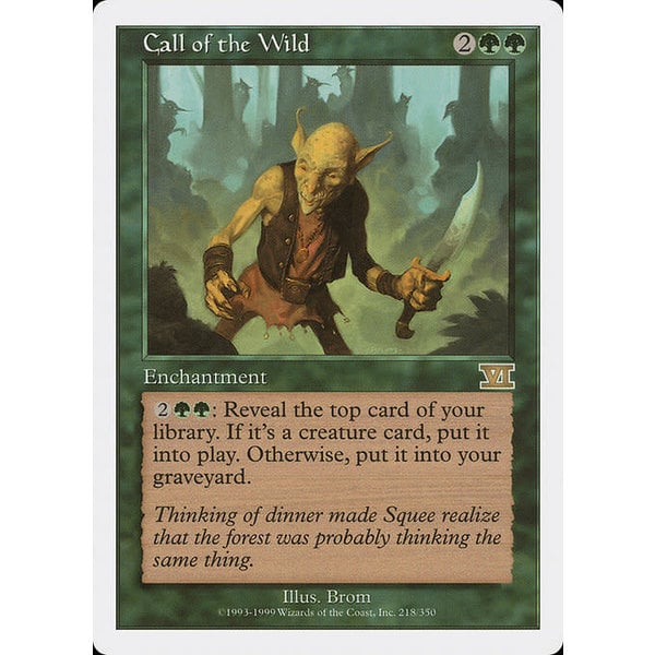 Magic: The Gathering Call of the Wild (218) Damaged