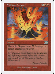 Magic: The Gathering Volcanic Geyser (215) Heavily Played
