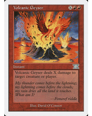 Magic: The Gathering Volcanic Geyser (215) Heavily Played