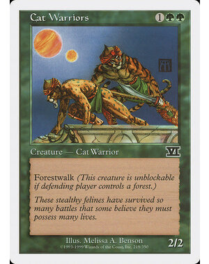 Magic: The Gathering Cat Warriors (219) Moderately Played