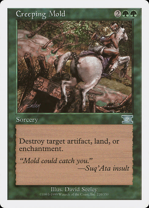 Magic: The Gathering Creeping Mold (220) Moderately Played - Kingslayer Games Magic: The Gathering Creeping Mold (220) Moderately Played - Kingslayer Games