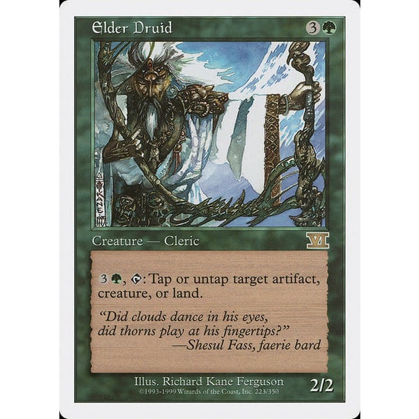 Magic: The Gathering Elder Druid (223) Heavily Played