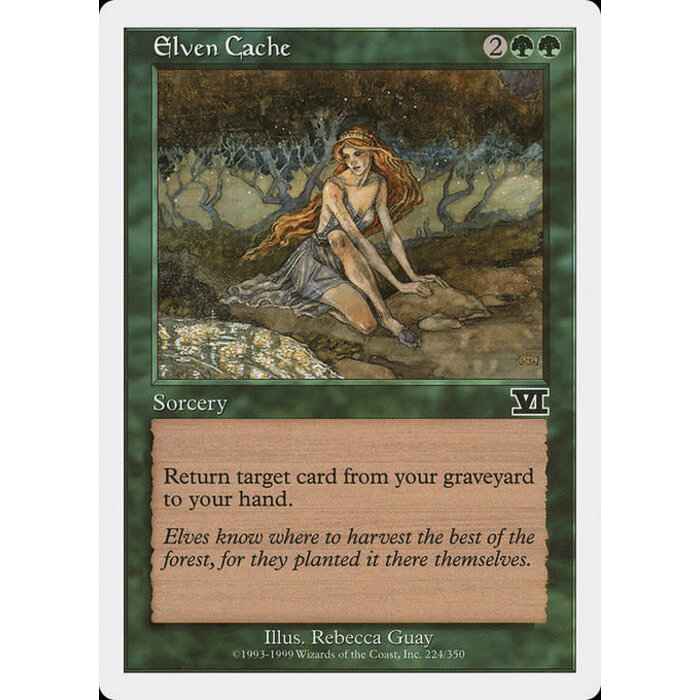 Magic: The Gathering Elven Cache (224) Heavily Played