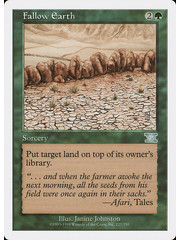 Magic: The Gathering Fallow Earth (227) Moderately Played