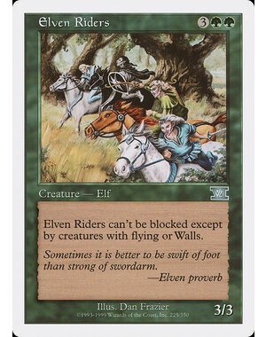 Magic: The Gathering Elven Riders (225) Moderately Played