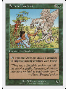 Magic: The Gathering Femeref Archers (229) Moderately Played