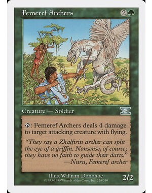 Magic: The Gathering Femeref Archers (229) Moderately Played