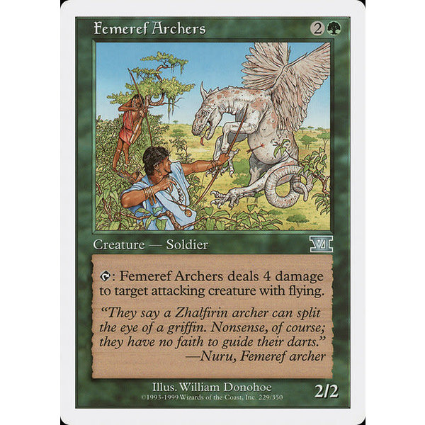 Magic: The Gathering Femeref Archers (229) Moderately Played