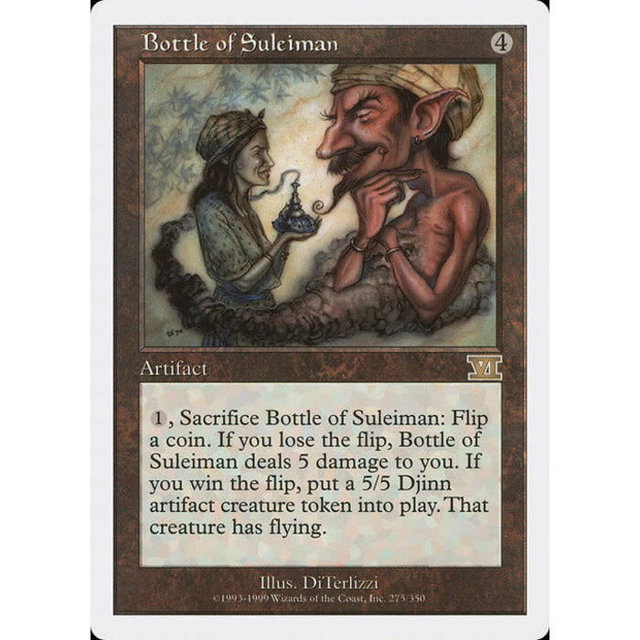 Magic: The Gathering Bottle of Suleiman (275) Heavily Played