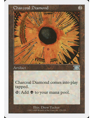 Magic: The Gathering Charcoal Diamond (276) Moderately Played