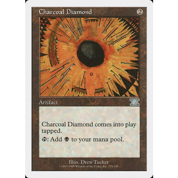 Magic: The Gathering Charcoal Diamond (276) Moderately Played