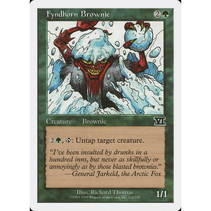 Magic: The Gathering Fyndhorn Brownie (231) Moderately Played