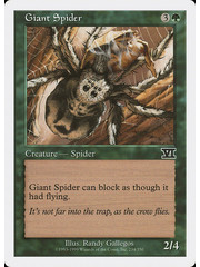Magic: The Gathering Giant Spider (234) Moderately Played