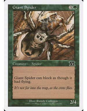 Magic: The Gathering Giant Spider (234) Moderately Played