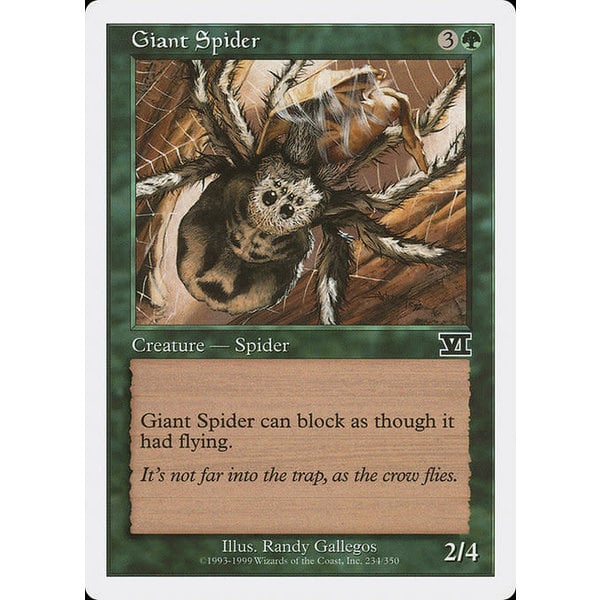 Magic: The Gathering Giant Spider (234) Moderately Played