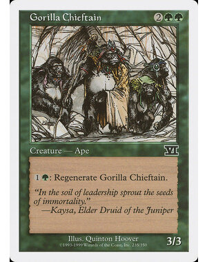 Magic: The Gathering Gorilla Chieftain (235) Moderately Played