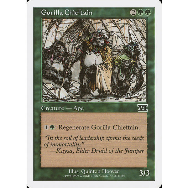 Magic: The Gathering Gorilla Chieftain (235) Moderately Played