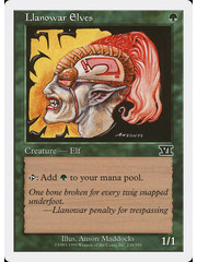 Magic: The Gathering Llanowar Elves (239) Damaged