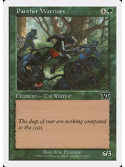 Magic: The Gathering Panther Warriors (243) Heavily Played