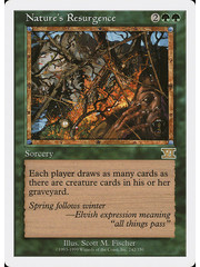 Magic: The Gathering Nature's Resurgence (242) Heavily Played