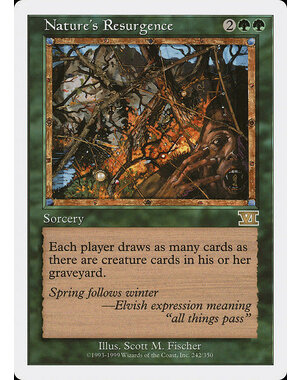 Magic: The Gathering Nature's Resurgence (242) Heavily Played