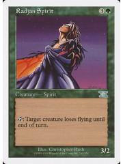 Magic: The Gathering Radjan Spirit (245) Moderately Played