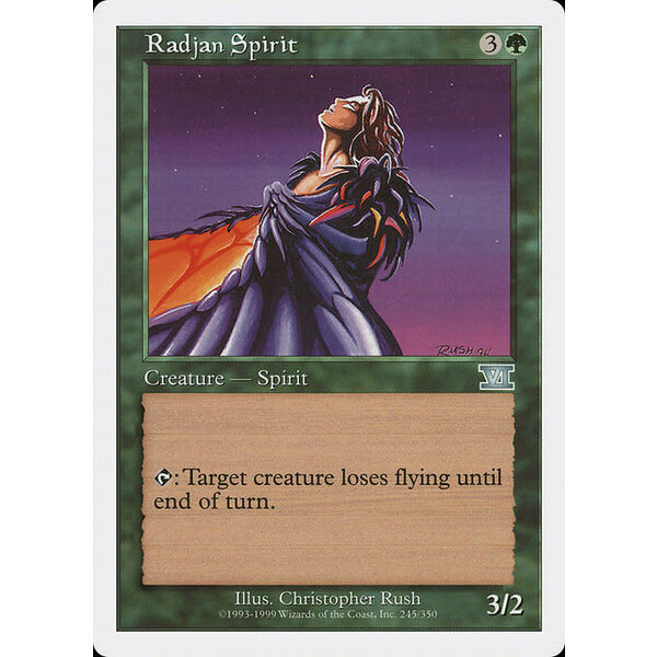 Magic: The Gathering Radjan Spirit (245) Moderately Played