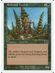 Magic: The Gathering Redwood Treefolk (247) Heavily Played