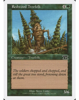 Magic: The Gathering Redwood Treefolk (247) Heavily Played