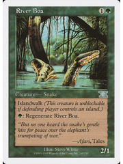 Magic: The Gathering River Boa (249) Damaged