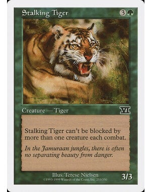 Magic: The Gathering Stalking Tiger (253) Moderately Played