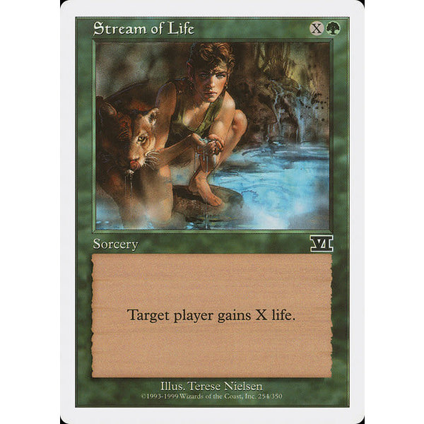 Magic: The Gathering Stream of Life (254) Moderately Played