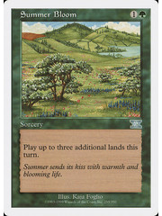 Magic: The Gathering Summer Bloom (255) Moderately Played