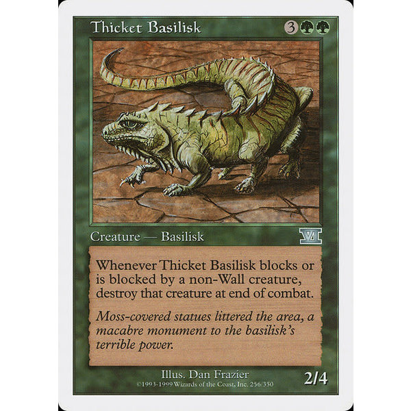 Magic: The Gathering Thicket Basilisk (256) Moderately Played