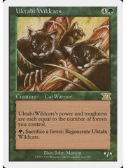 Magic: The Gathering Uktabi Wildcats (261) Moderately Played