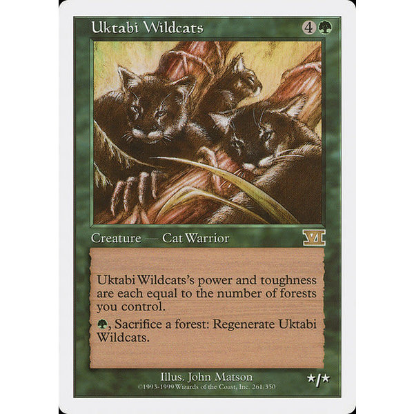 Magic: The Gathering Uktabi Wildcats (261) Moderately Played